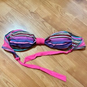 💲5 add to purchase! Tribal Print Festival Bandeau Bikini Top
